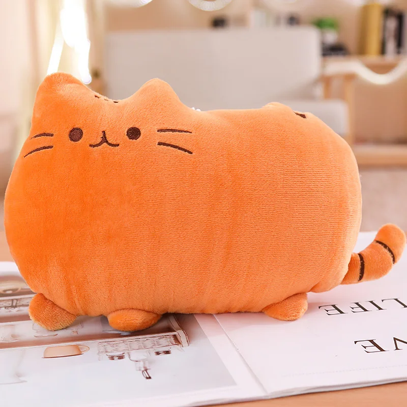 25 см милые плюшевые игрушки для кошек мягкая подушка чучело кошка подушка пушин кошка с кукла в виде котенка дети ребенок подарок на день рождения Push een игрушка