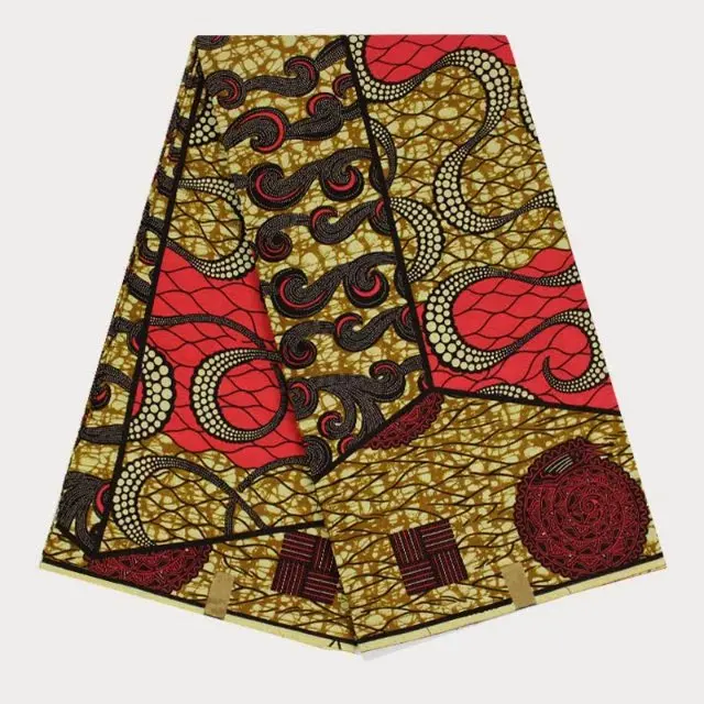 Meilleure qualite!! veritable neerlandais reel cire hollandais africaine tissu imprime 100% coton Nigeria | Дом и сад