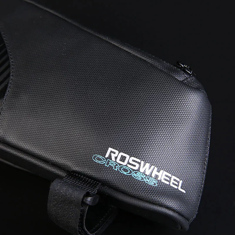 Roswheel 121452 Водонепроницаемая велосипедная седельная сумка 1680D нейлоновая велосипедная верхняя рамная трубка сумка черная Bolsa Ciclismo велосипедные аксессуары
