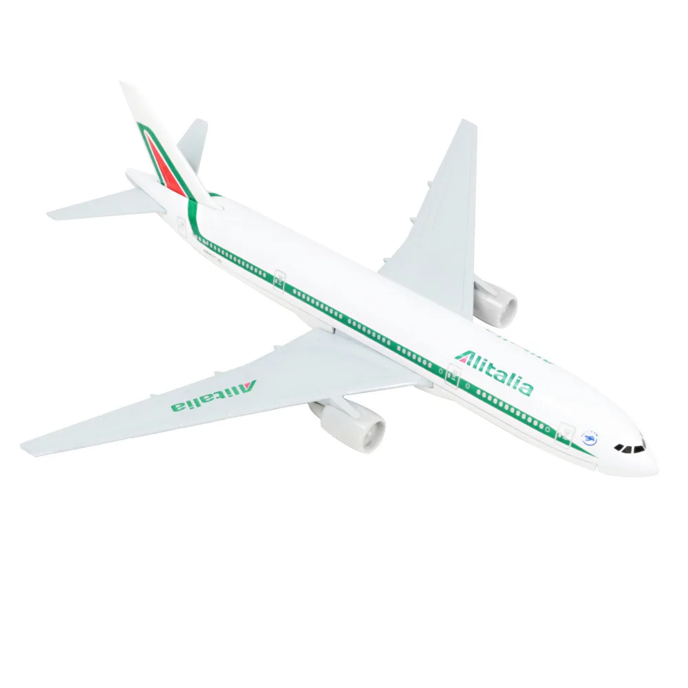 Alitalia Airlines Boeing 777 модели самолетов 16 см подарок на день рождения для детей игрушки