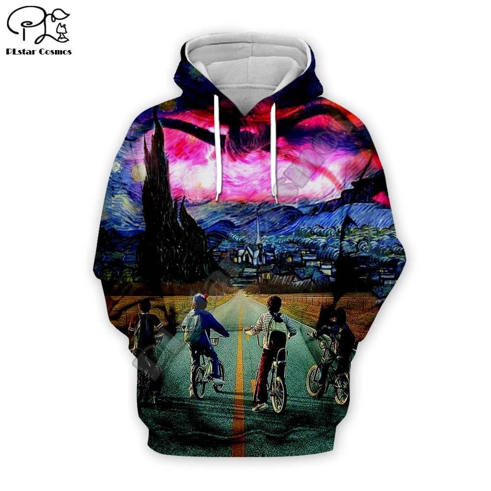 

Newest Hot Men's Hoodie Stranger Things Season 3 Sweatshirt Tv Series Stranger Things 3d Print women Warm Hoodies Tops ST-007