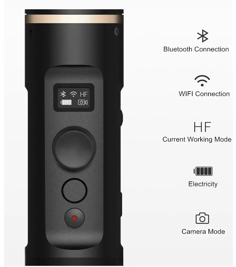 FeiyuTech Feiyu G6 ручной карданный стабилизатор для экшн-камеры Wifi+ BlueTooth экран угол высоты для Gopro Hero 6 5 RX0