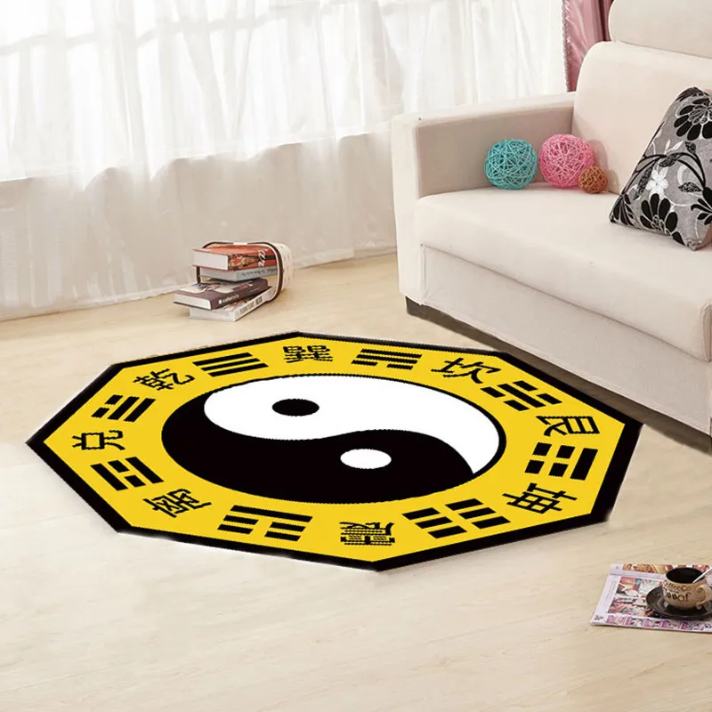 Коврик Yin and Yang Taiji со Сплетницей креативные компьютерные коврики для стульев