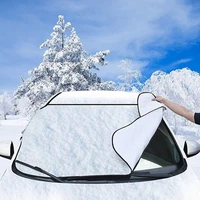 suv universal car windshield all weather snow cover sun shade protection cover fits most of car window mirror protector