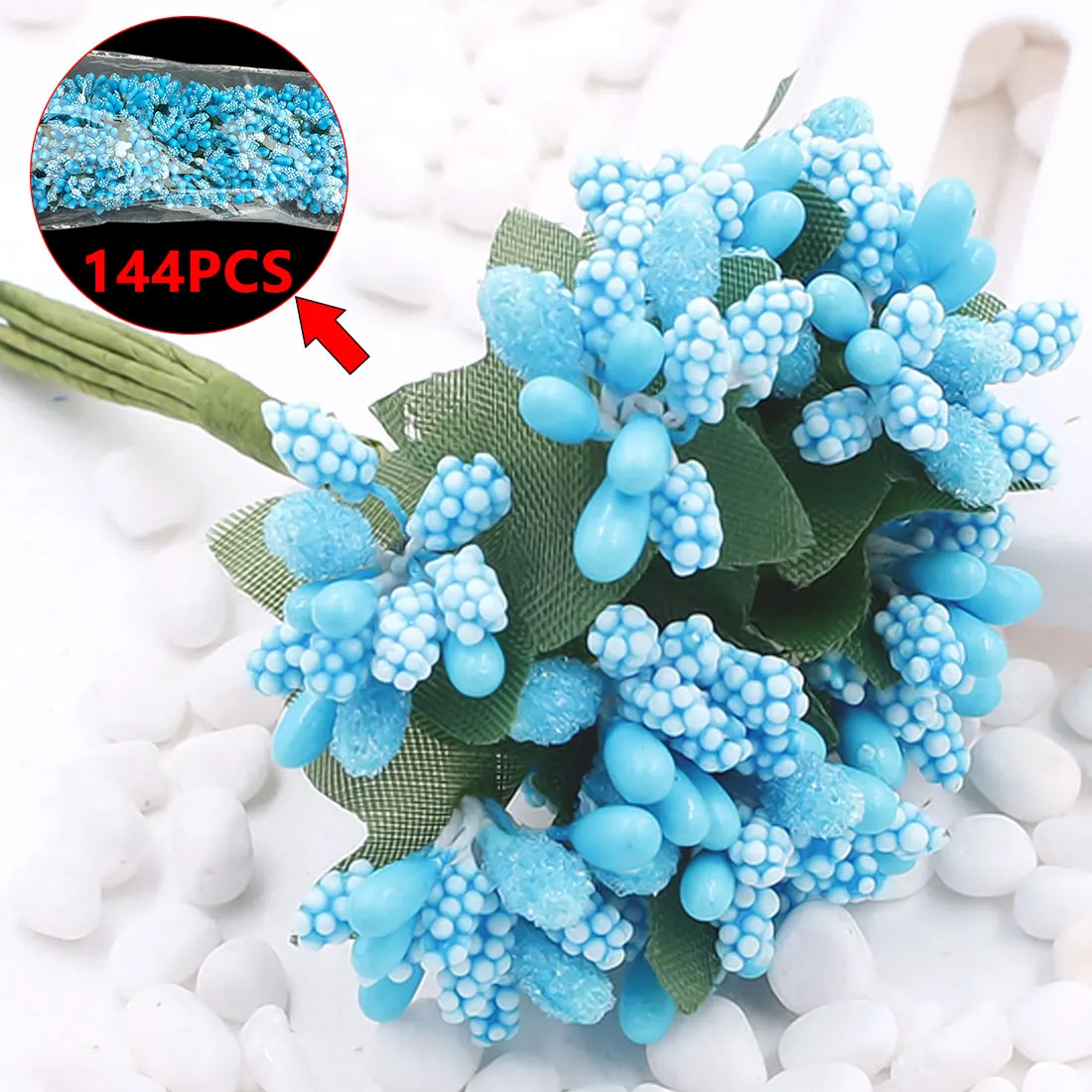 Stamen Flower 144 шт Искусственные для домашнего свадебного украшения Pistil DIY Скрапбукинг