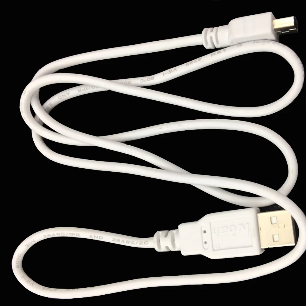 HDmatters USB 2 0 Mini-USB кабель белый 1 м для MP3/MP4 PSP2000/3000 (cooper проводник + фольгирование AL
