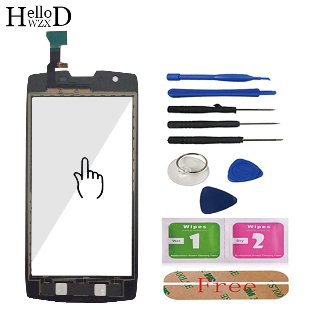 Сенсорное стекло HelloWZXD 5 0 дюйма сенсорный экран дигитайзер панель переднее для