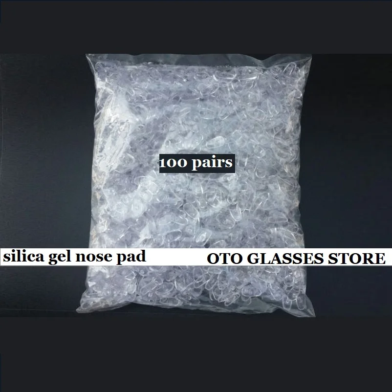 Аксессуары для очков 100 пар силиконовые носоупоры оправы универсальные