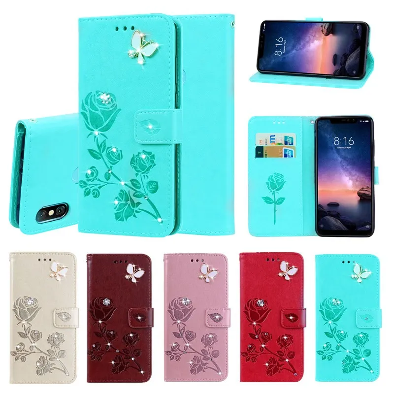 Кожаный чехол бумажник DIY для Xiao mi Red note 6 pro откидная крышка 6A 5A 4A 4X3 S 7 7A A2 Lite 9 T