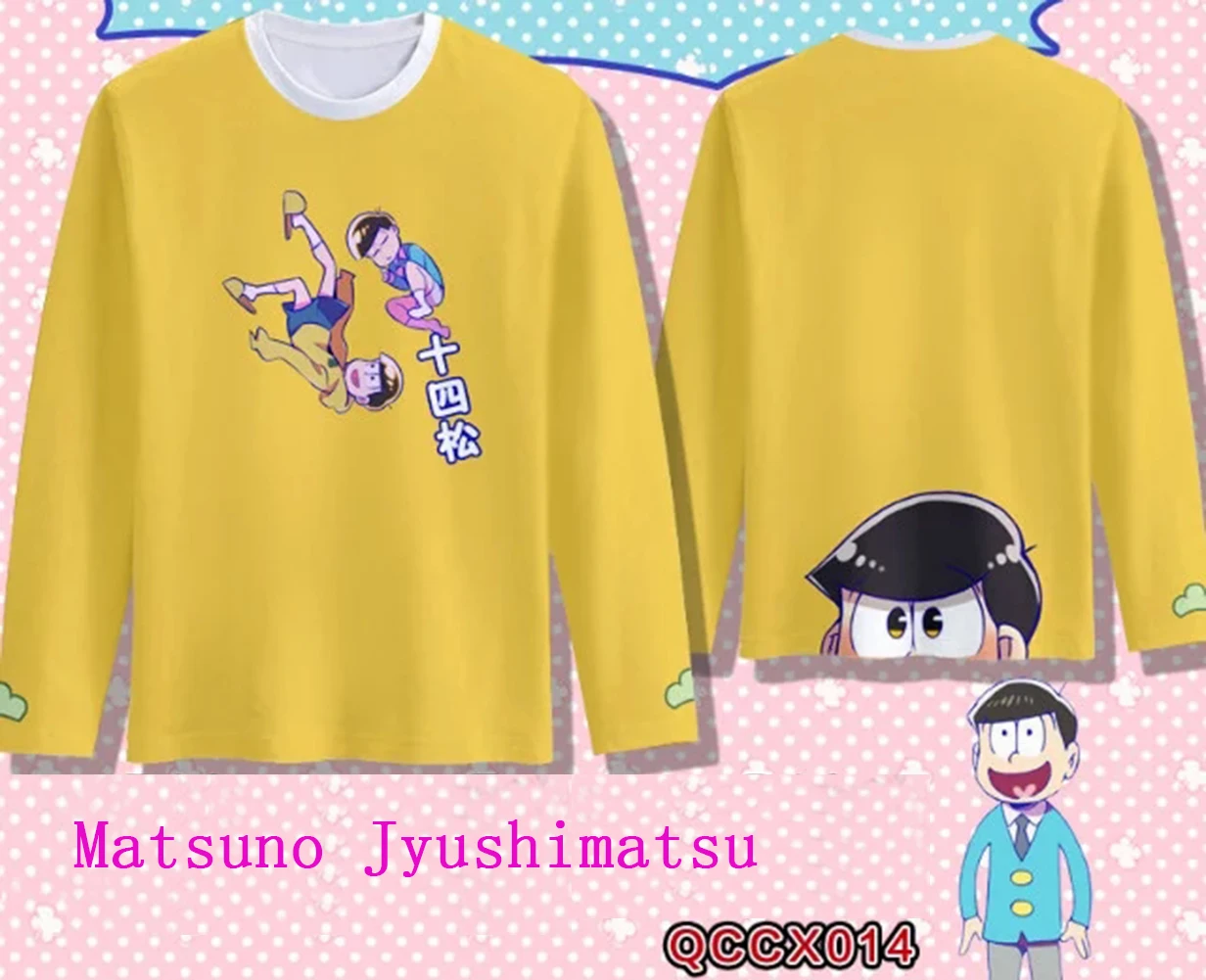 Brdwn Osomatsu унисекс с рисунком из аниме Мацуно Осомацу персонаж Карамацу Косплэй