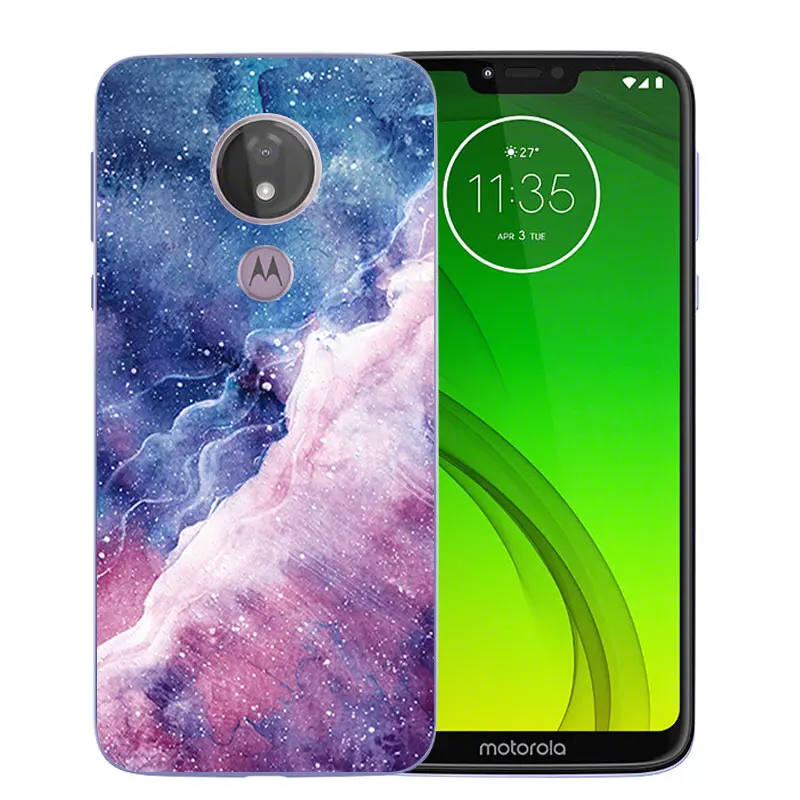 Силиконовые чехлы для телефонов 6 2 дюйма Moto G7 Power выше XT1955 полная защитная