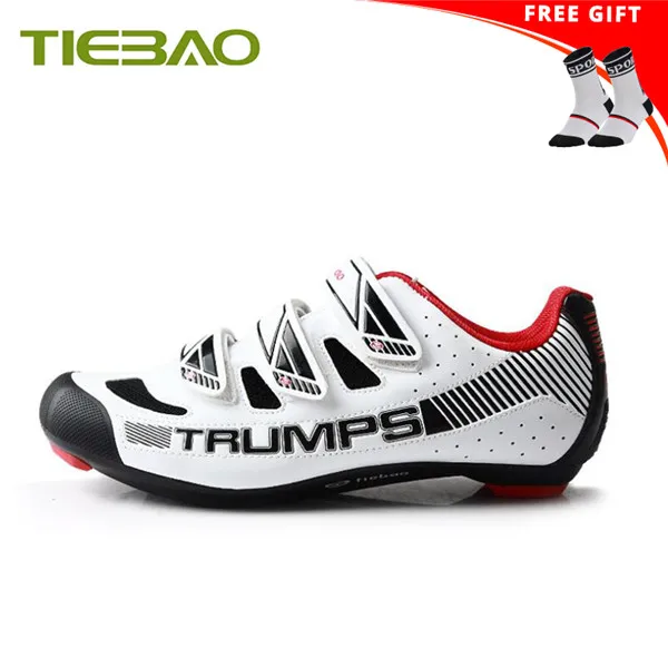 socks for 1688 W Tiebao pro велосипедная обувь sapatilha ciclismo SPD-SL педали самозакрывающиеся дышащие кроссовки суперзвезды спортивная обувь для шоссейного велосипеда - Цвет: socks for 1688 W