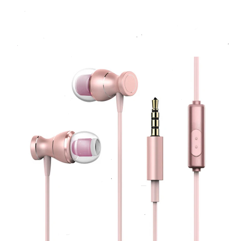 Professional In-Ear Earphone Headset In-line Control Magnetic Clarity Stereo Sound With Mic Earphones For iPhone Phone MP3 MP4 |