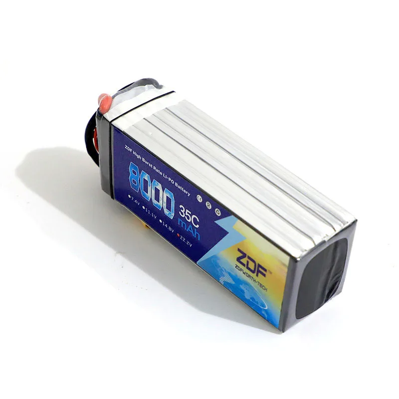 ZDF гарантия качества Lipo батарея 22 2 V 6S 8000MAH 35C 70C RC AKKU Bateria для самолета вертолета