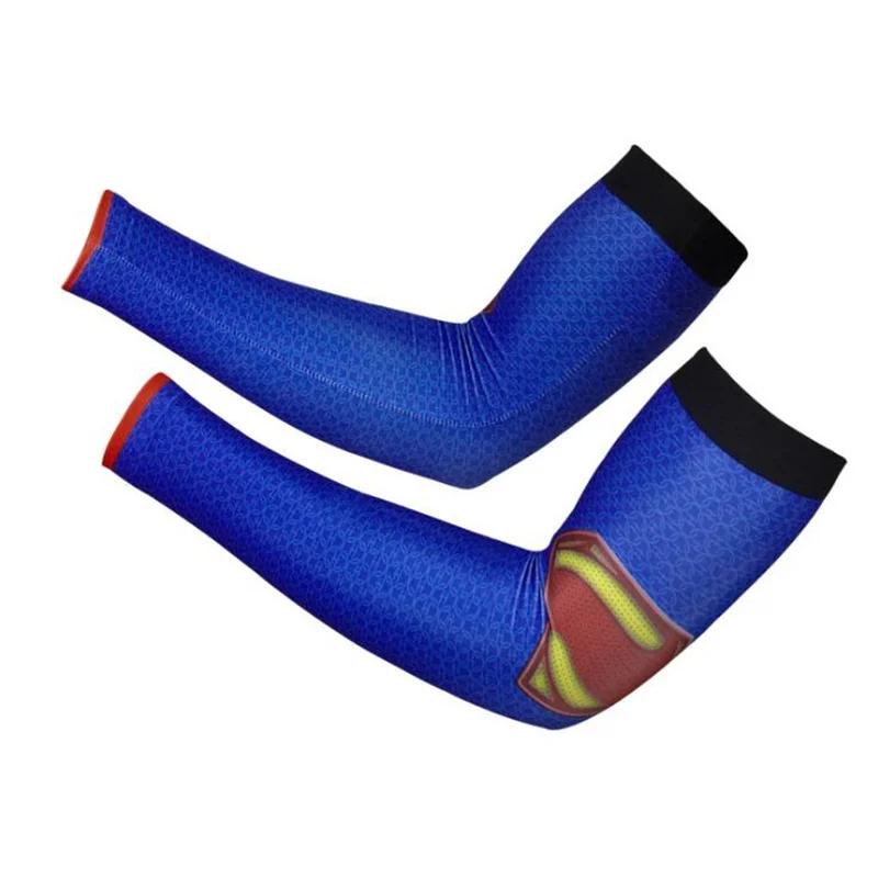 Эластичные Митенки для женщин нарукавник супер герой Для мужчин вождения