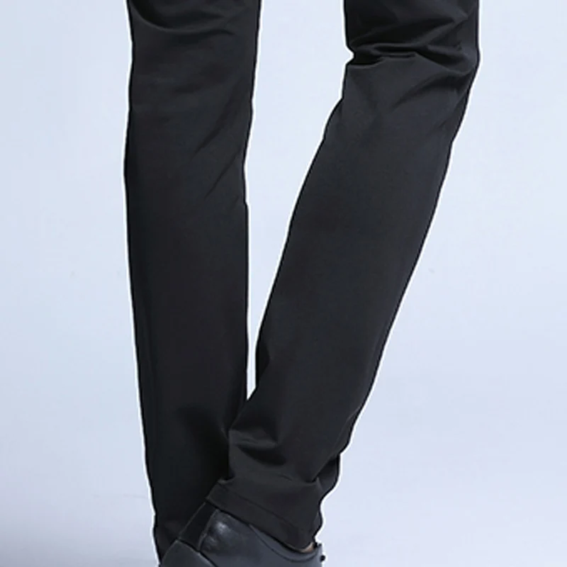

New Business Casual Men'S Straight Pants High Quality Double Color Waist Comfortable Fashion Simple Wild Trousers