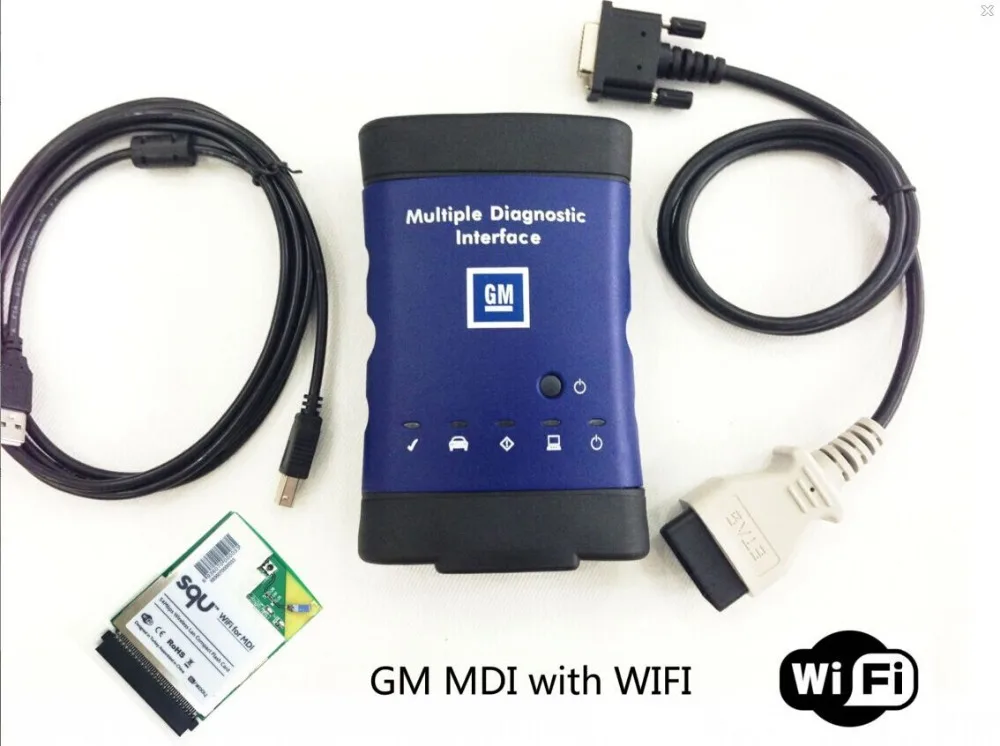 Высокое качество 1:1 GM MDI с SQU WIFI картой множественный диагностический интерфейс Obd2