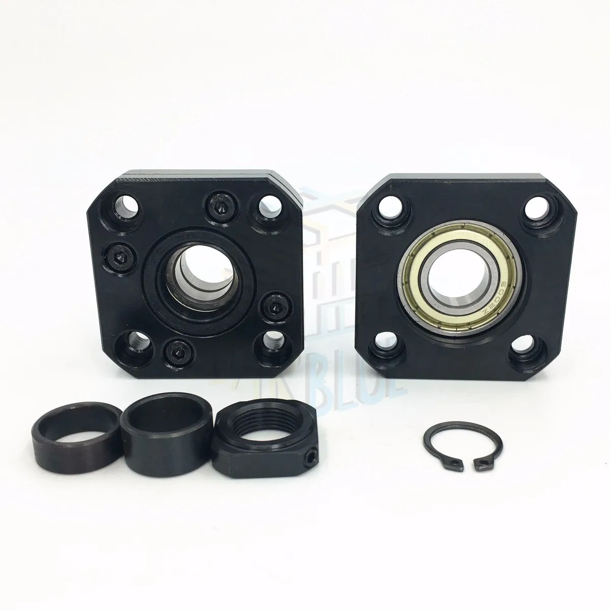 FK12 FF12 поддержка для 1605 1604 1610 набор: 1 шт. FK12 фиксированная сторона+ 1 шт. FF12 плавающая сторона части ЧПУ детали деревообрабатывающего оборудования