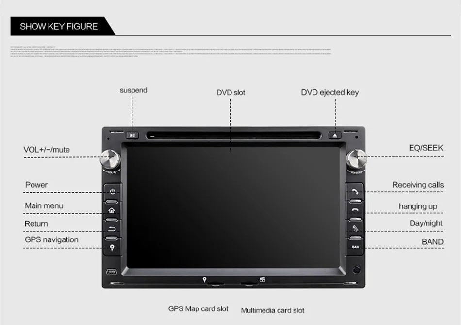 Eunavi 2 Din 7 ''Android 9,0 автомобильный dvd-плеер четырехъядерный gps радио для VW/Volkswagen/PASSAT/B5/MK5/GOLF/POLO/TRANSPORTER стерео BT