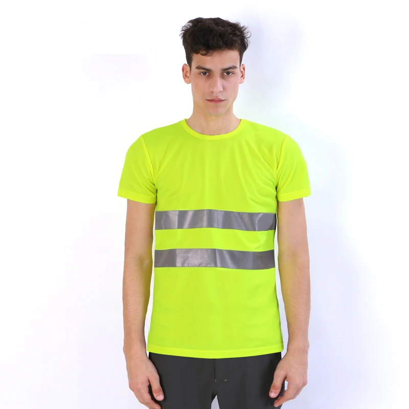 Светоотражающие топы с высокой видимостью быстросохнущая рабочая одежда