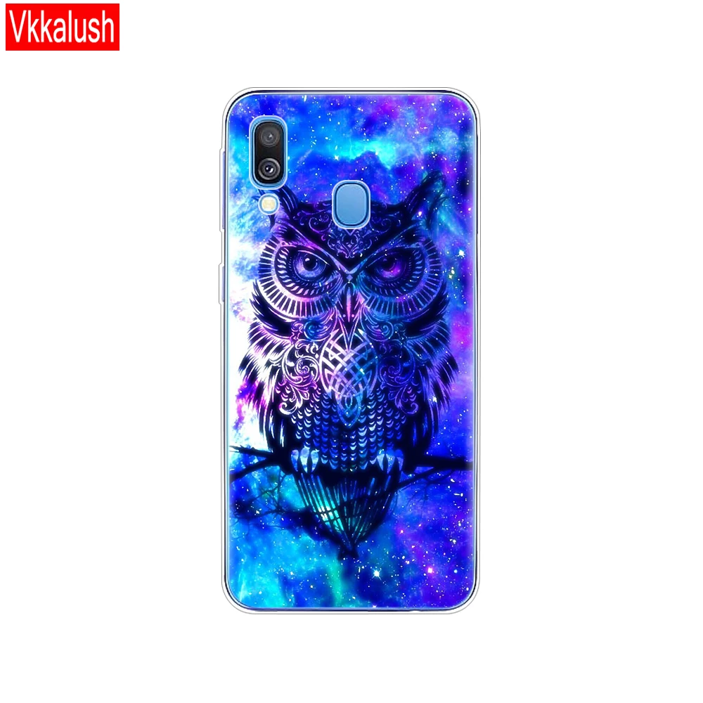 Чехол для телефона, чехол для samsung A40, мягкий силиконовый чехол на заднюю панель для samsung Galaxy A40 A405, SM-A405F, A405F, мультяшная задняя крышка - Цвет: 80113