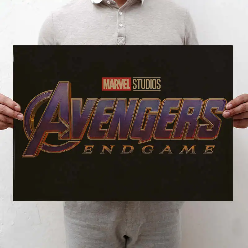 style 38 Марвел Супергерои постеры с фигурами винтажные для стен новые Marvel Мстители эндгейм Железный человек Бэтмен Супермен плакаты и принты - Цвет: style 38