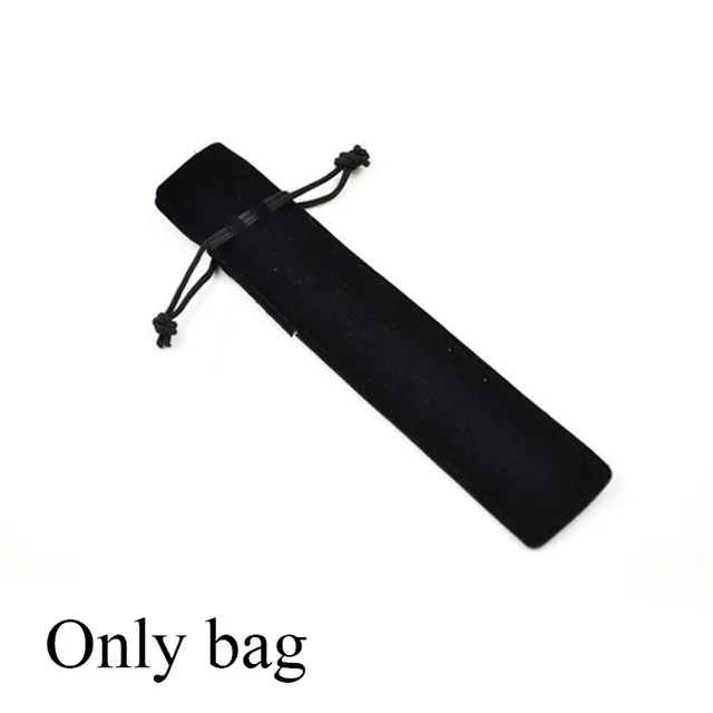 Black bag Роскошная металлическая шариковая ручка для деловых подарков Письма День рождения подарки для школы и офиса материалы Канцтовары 0,5 мм - Цвет: Black bag