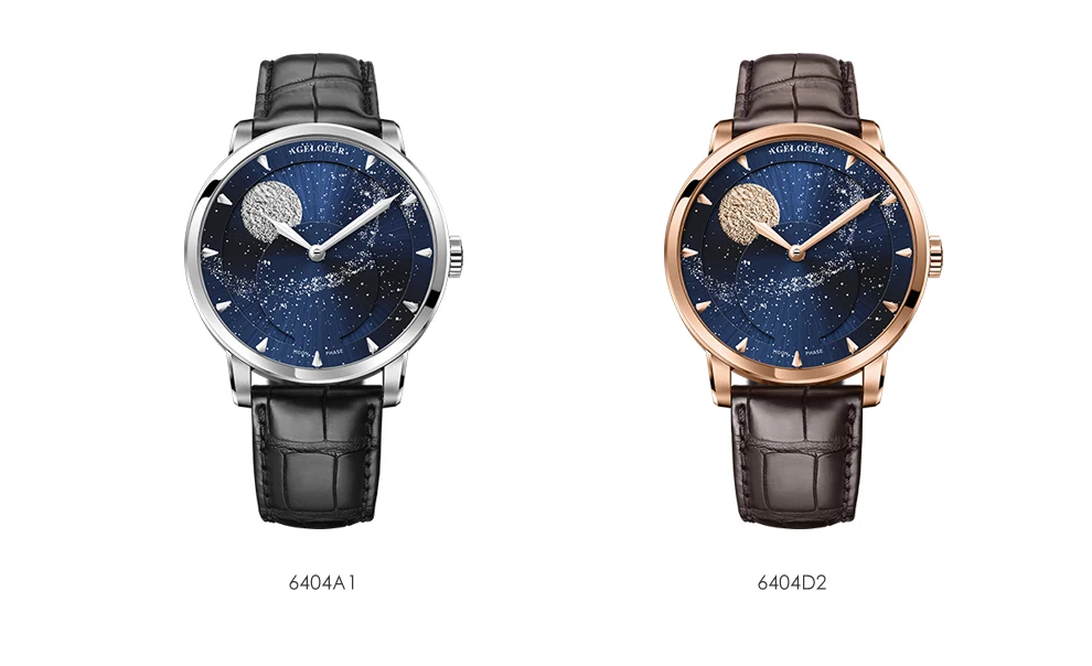 AGELOCER часы Moonphase винтажные швейцарские роскошные Брендовые мужские часы сапфир запас энергии 80 часов механические часы 6404A1