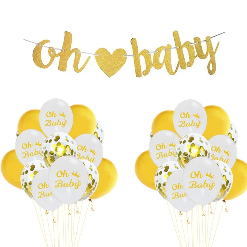 1 комплект Детская подвесная гирлянда с надписью Oh Baby | Дом и сад
