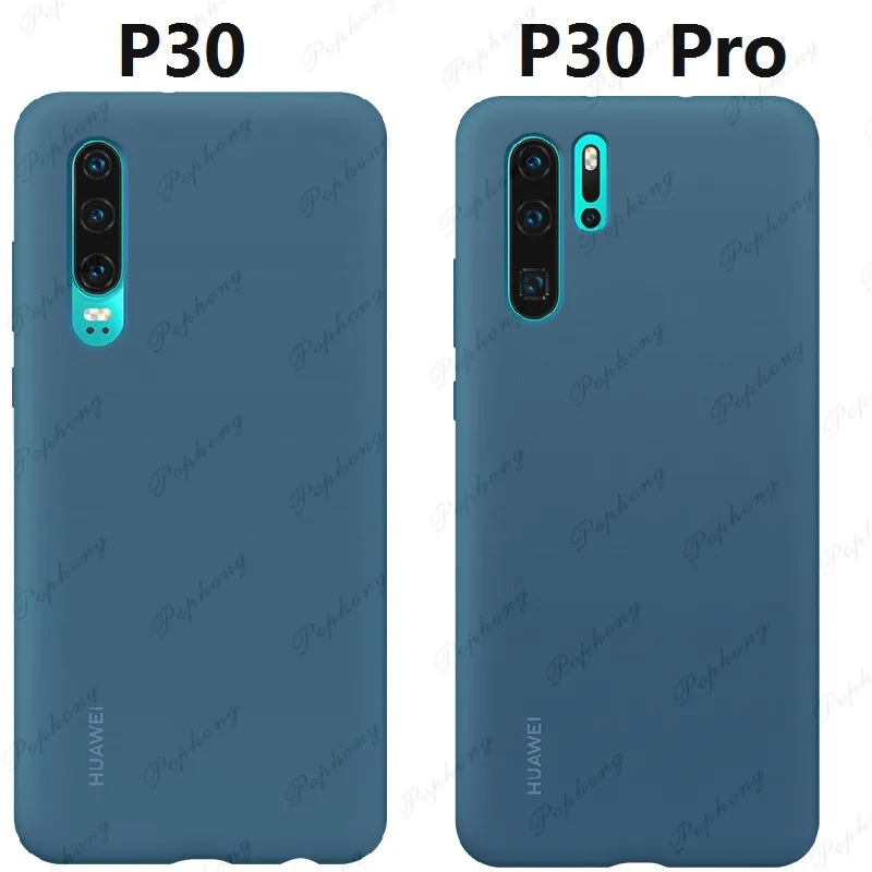 Официальный чехол huawei P30 Pro, мягкий жидкий силиконовый Встроенный чехол из микрофибры для huawei P30, силиконовый защитный чехол