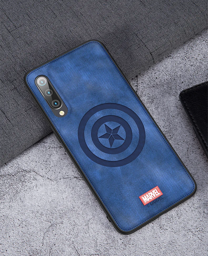 Марвел Тор телефонные чехлы для Xiaomi Mi 9 9 se Человек-паук задняя крышка Железный человек ткань противоударный Капитан Америка Coque