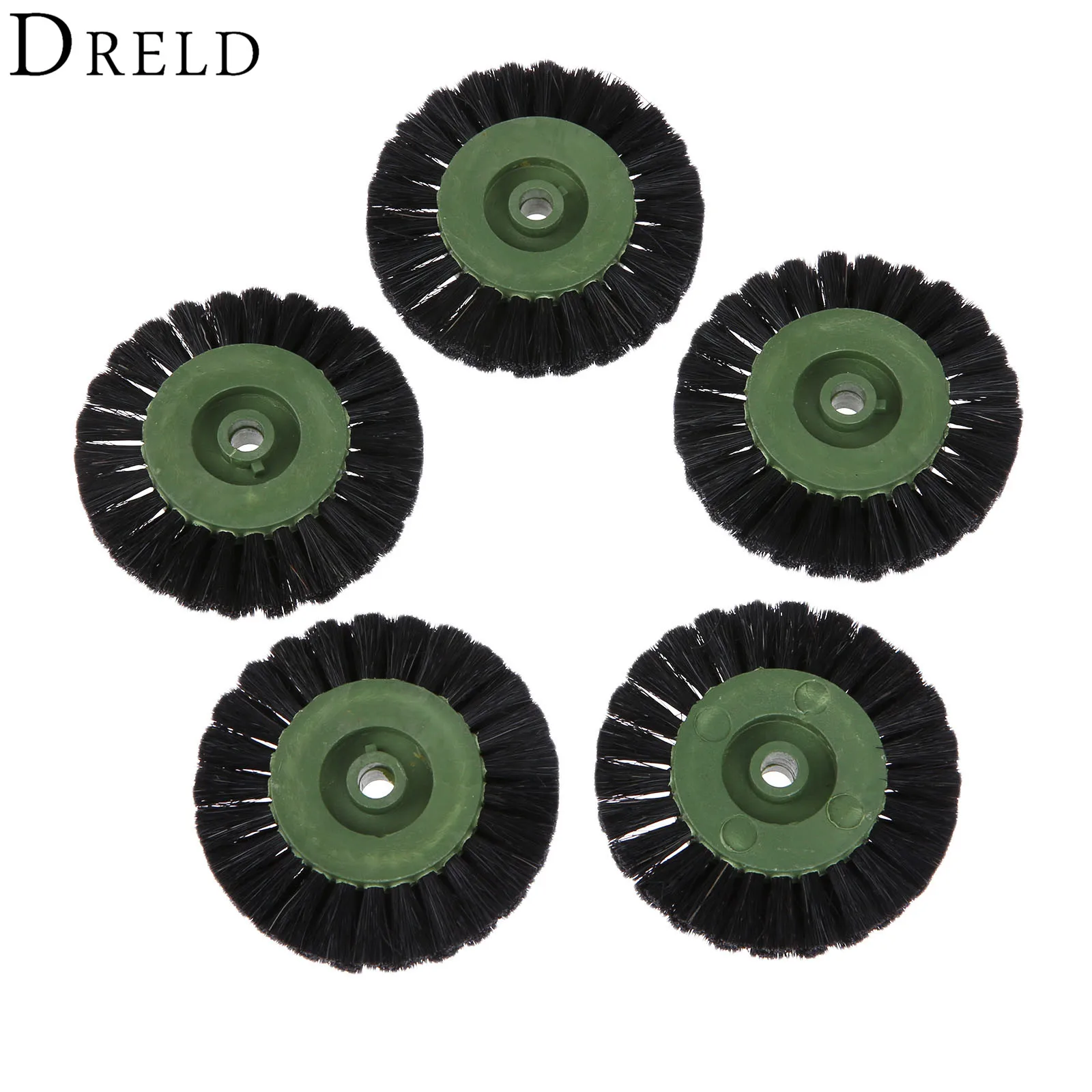 DRELD 5 шт. Аксессуары Dremel 60 мм Насадка для шлифовальной щетки абразивные диски