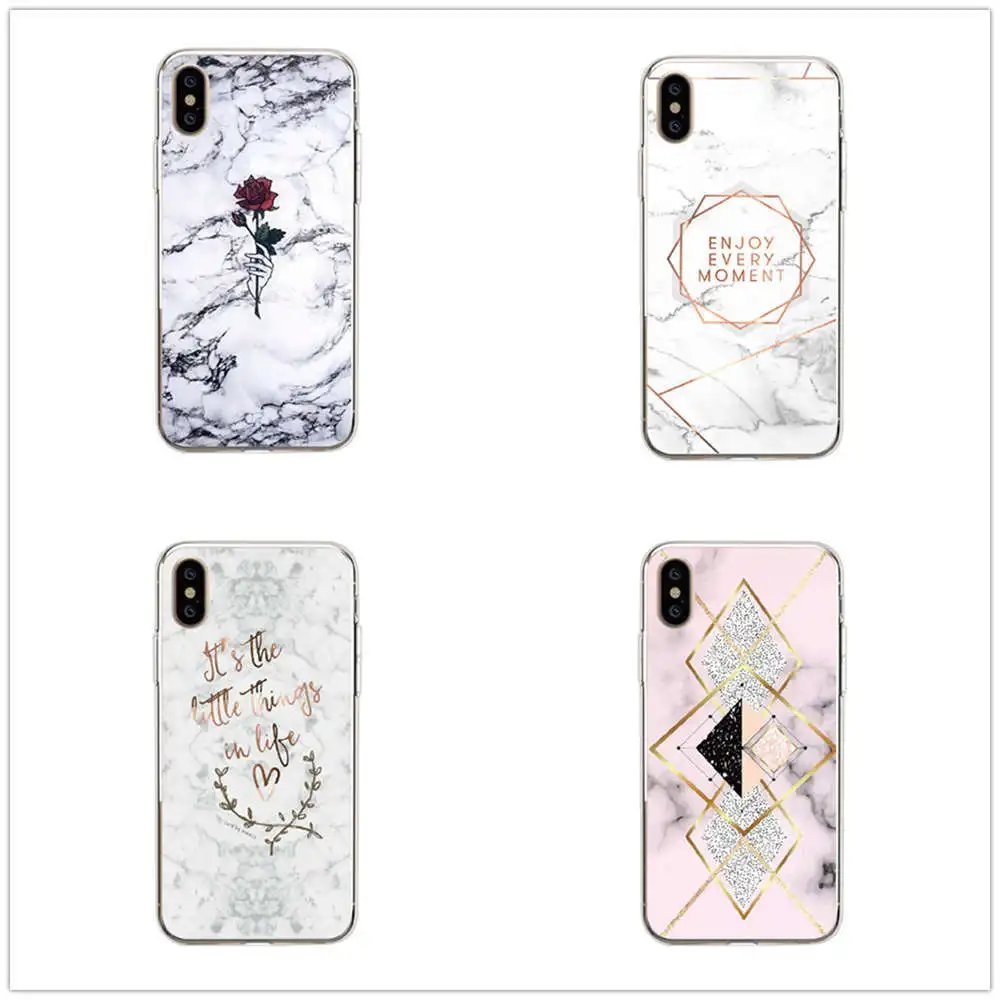 New Marble Mobile Phone Case for For IPhone 6S 7 8 Plus X XS XR MAX Fashion Fantasy Advanced Safety TPU Cover Smooth Surface |