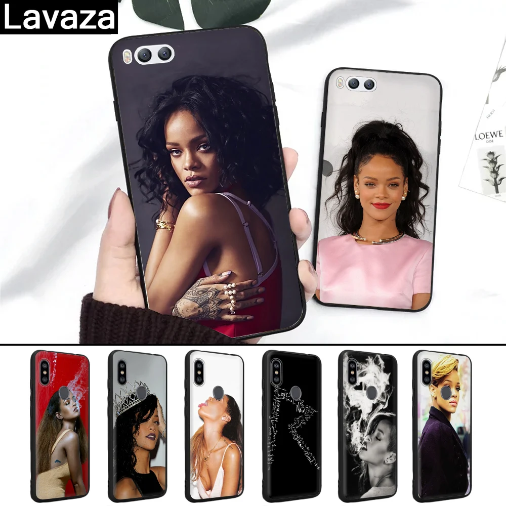 Лаваза Робин Рианна Фенти силиконовый чехол для Xiaomi MI 6 8 9 SE Max 3 Lite F1 A1 A2 5X 6X Mix 2S A3 Pro 9T CC9 CC9E он.