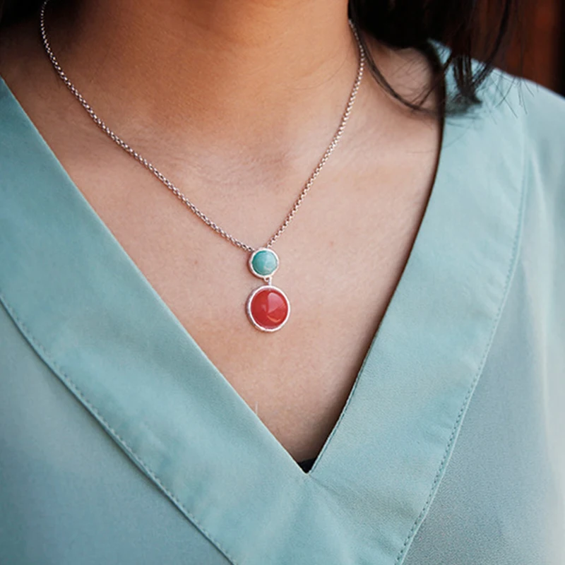 Женский кулон Дом конфет Lotus Fun изящная бижутерия ручного изготовления из