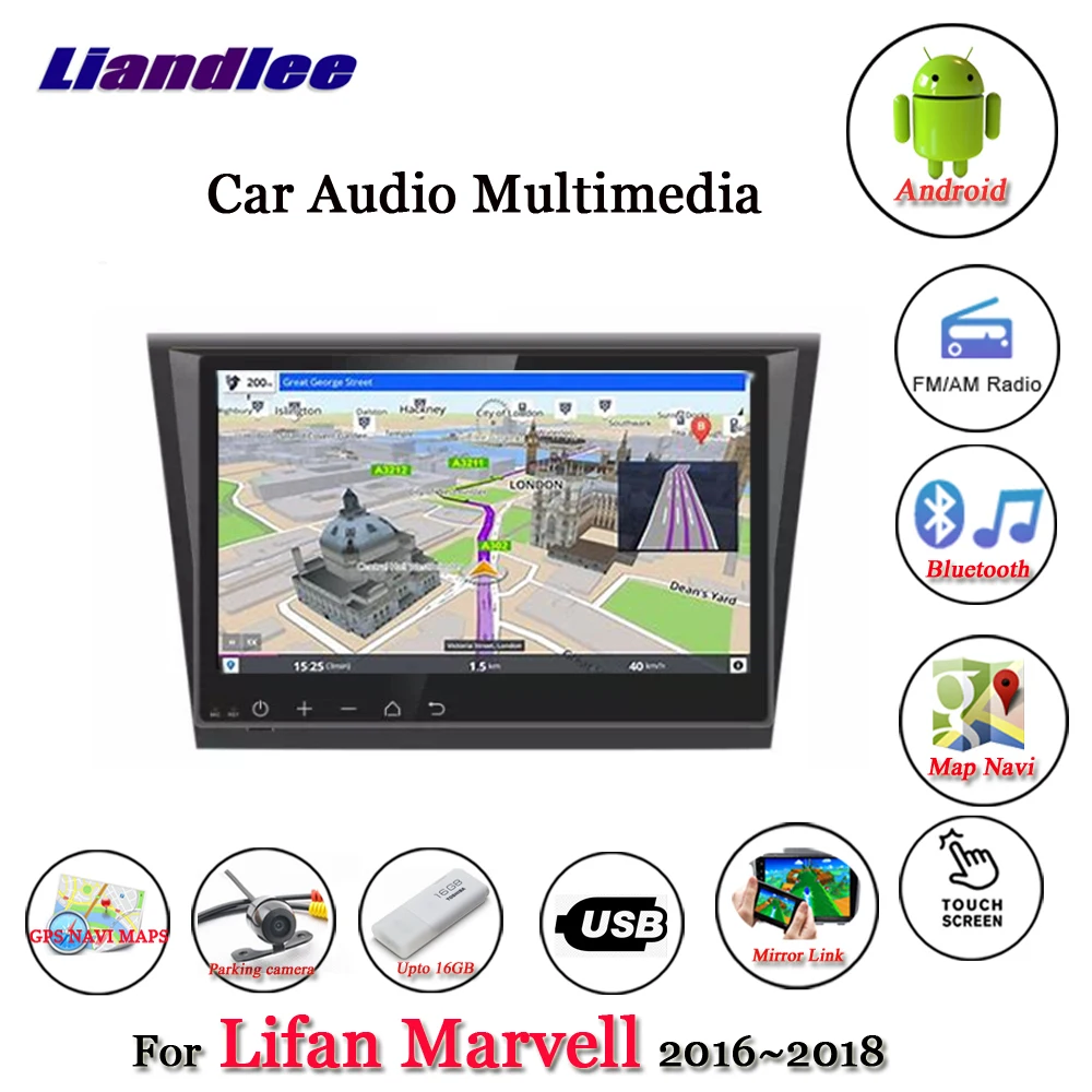 Liandlee автомобильная система Android для Lifan Marvell~ радио видеокамера BT tv gps Navi Карта Навигация HD экран Мультимедиа без CD DVD