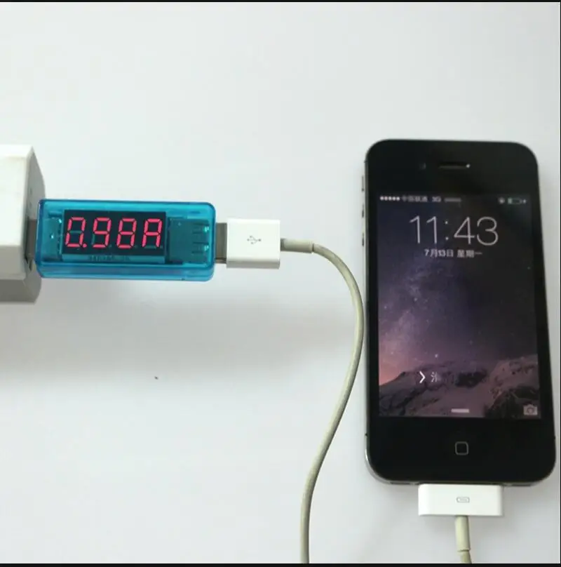 Мини USB тестер напряжения тока Вольтметр Амперметр для телефона планшета