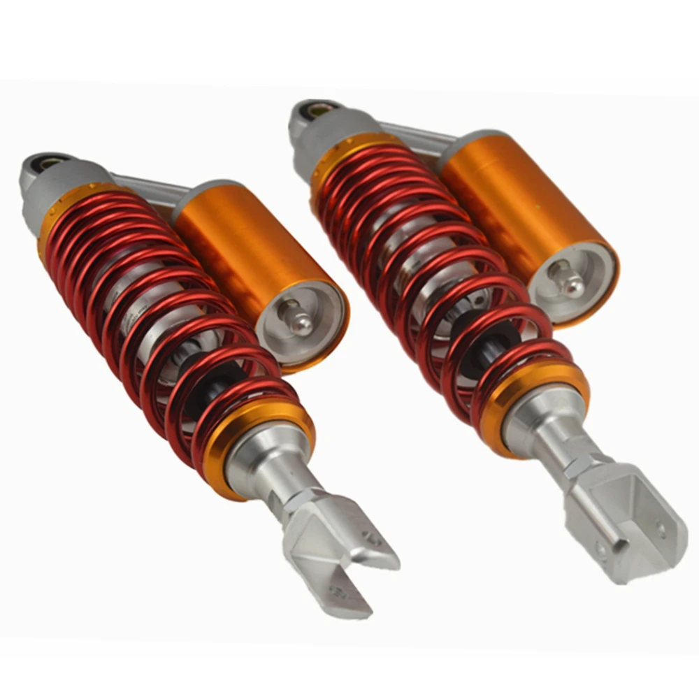 

2 шт., универсальные 320 мм., 12.5 дюйма мотоциклетные воздушные амортизаторы задней подвески, для скутера ATV Quad, красного, синего цвета