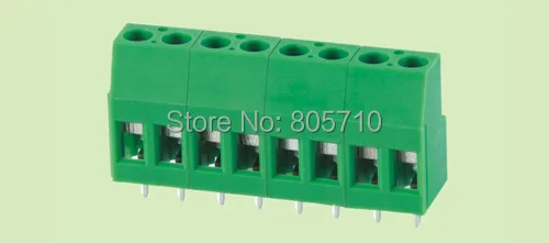 129R 5.08 3P PCB винтовой клеммный блок 5 08 мм шаг Прямой 180D 100 шт./лот Бесплатная