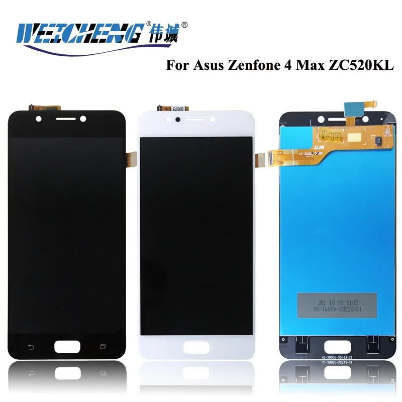 5 2 &quotдля Asus Zenfone 4 Max ЖК дисплей + сенсорный экран в сборе для ZC520KL Дигитайзер