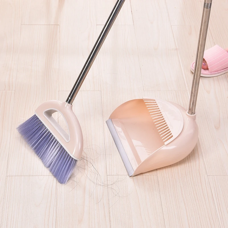 2 шт./компл. последние Пластик Совок мягкой щетиной метлой утолщаются бытовой