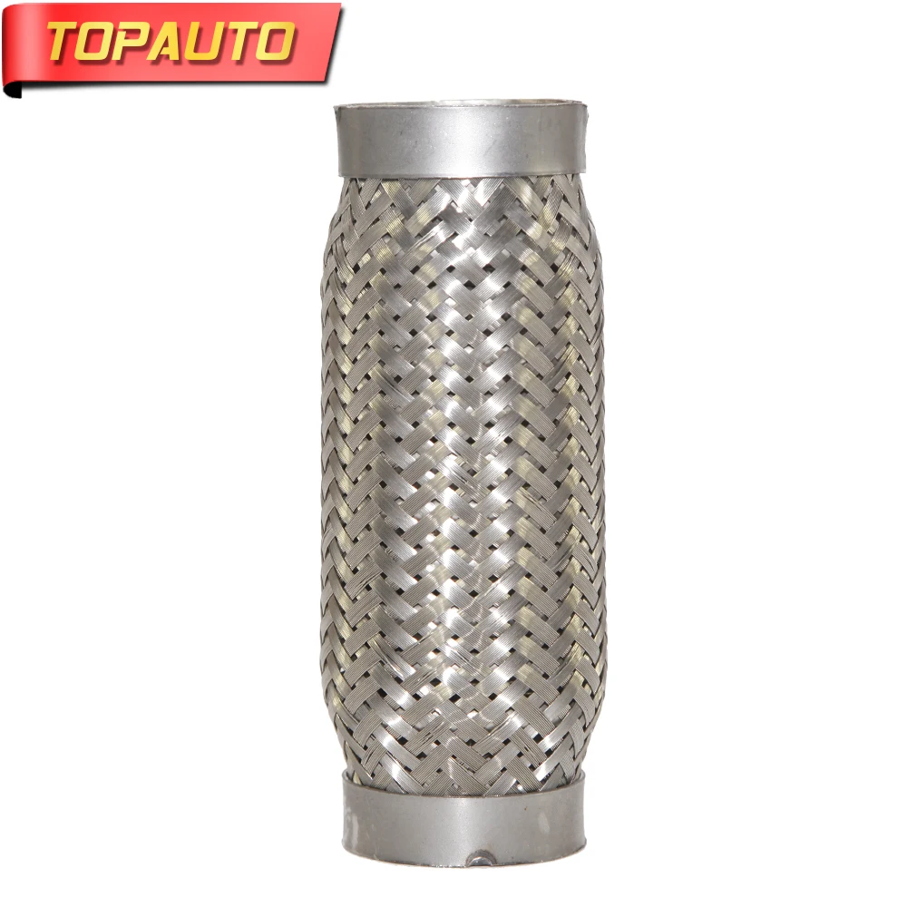 TOPAUTO автомобильный глушитель выхлопной трубы из нержавеющей стали мягкое соединение Высокое напряжение шумоподавление Сварка гибкое соединение