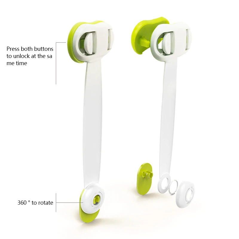 360 градусов кабинет новая детская Защита Детские замки для ящиков повернуть