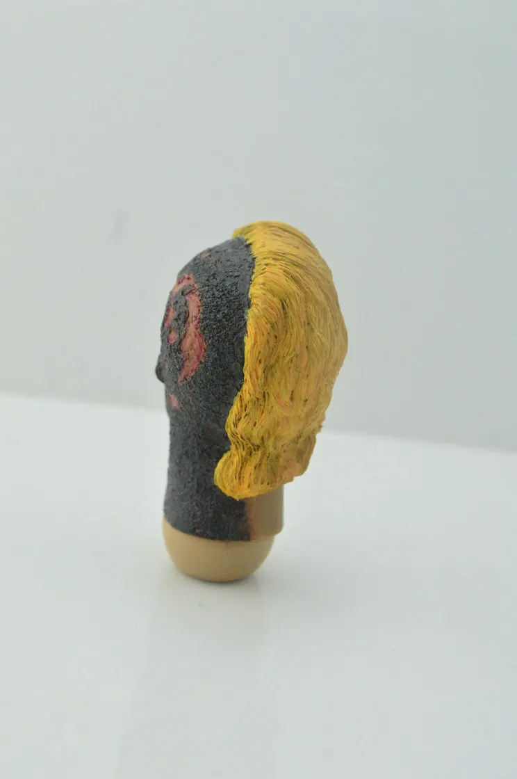 1/6 масштаб Аарон Экхарт сгорела голова лепить два лица подходит для горячих