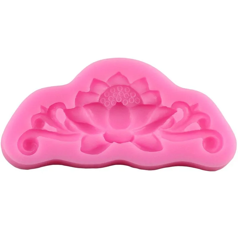 Lotus Relief силиконовая форма для тортов инструменты украшения из мастики печенья