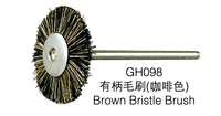 jewelery tools hot gh098 100pcspack brown bristle brush jewelery dremel and accessories