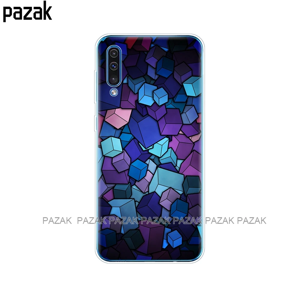 61570 Силиконовый чехол для samsung Galaxy A50, мягкая прозрачная задняя крышка для телефона, для samsung A50, A505, A505F, SM-A505F чехол, 6,4, чехол, бампер - Цвет: 61570