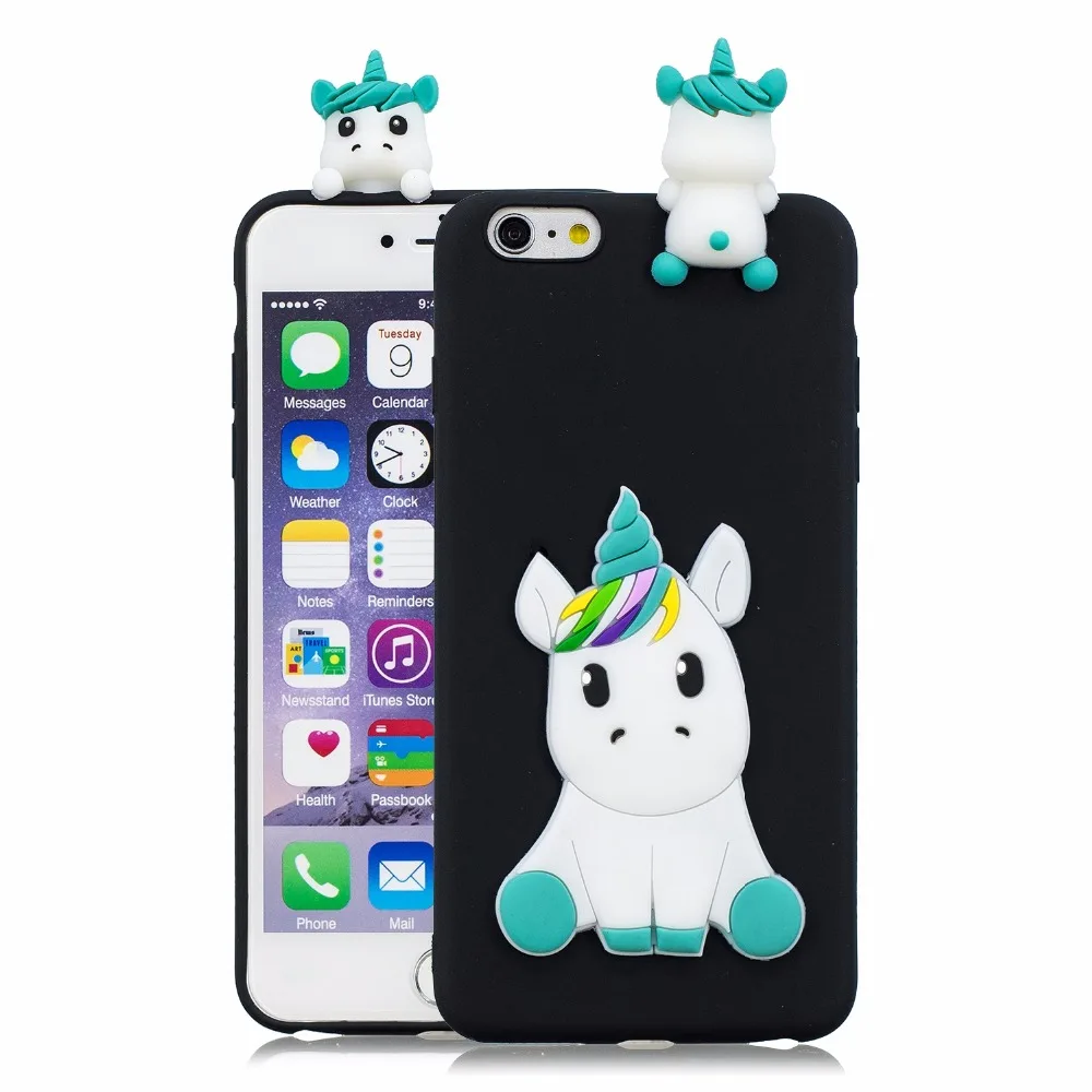 Мягкий силиконовый чехол для iPhone 5 5S SE 6 6s 7 8 Plus X XS XR 11 12 13 Pro Max Mini 3D - купить по