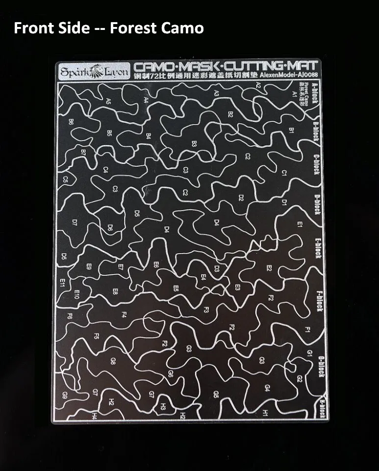 Маска камуфляжная для рисования маска коврик резки инструменты моделирования
