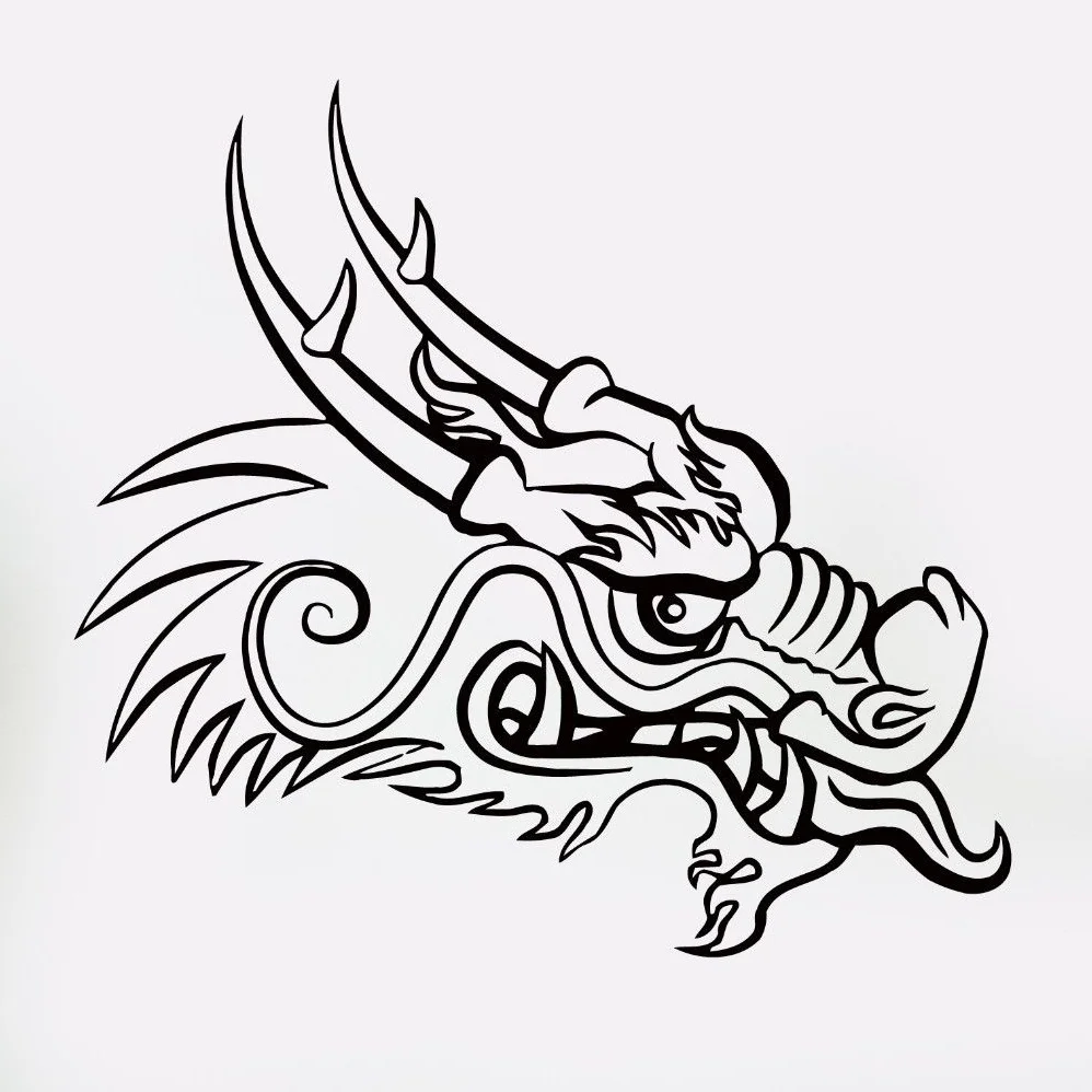 Дракон миф фильм фантазия Монстр крутое интерьерное украшение винил3d настенные